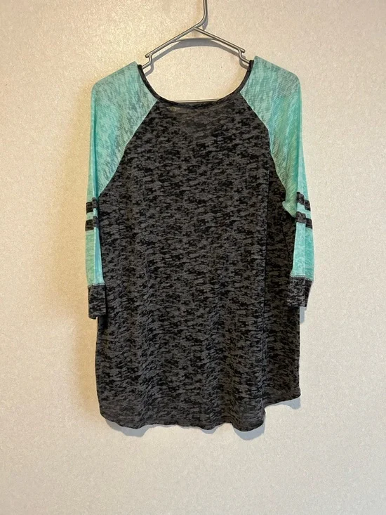 Women’s Plus Size Danskin Now 3/4 Sleeve Shirt, Active Wear, Size 2X - Picture 3 of 3